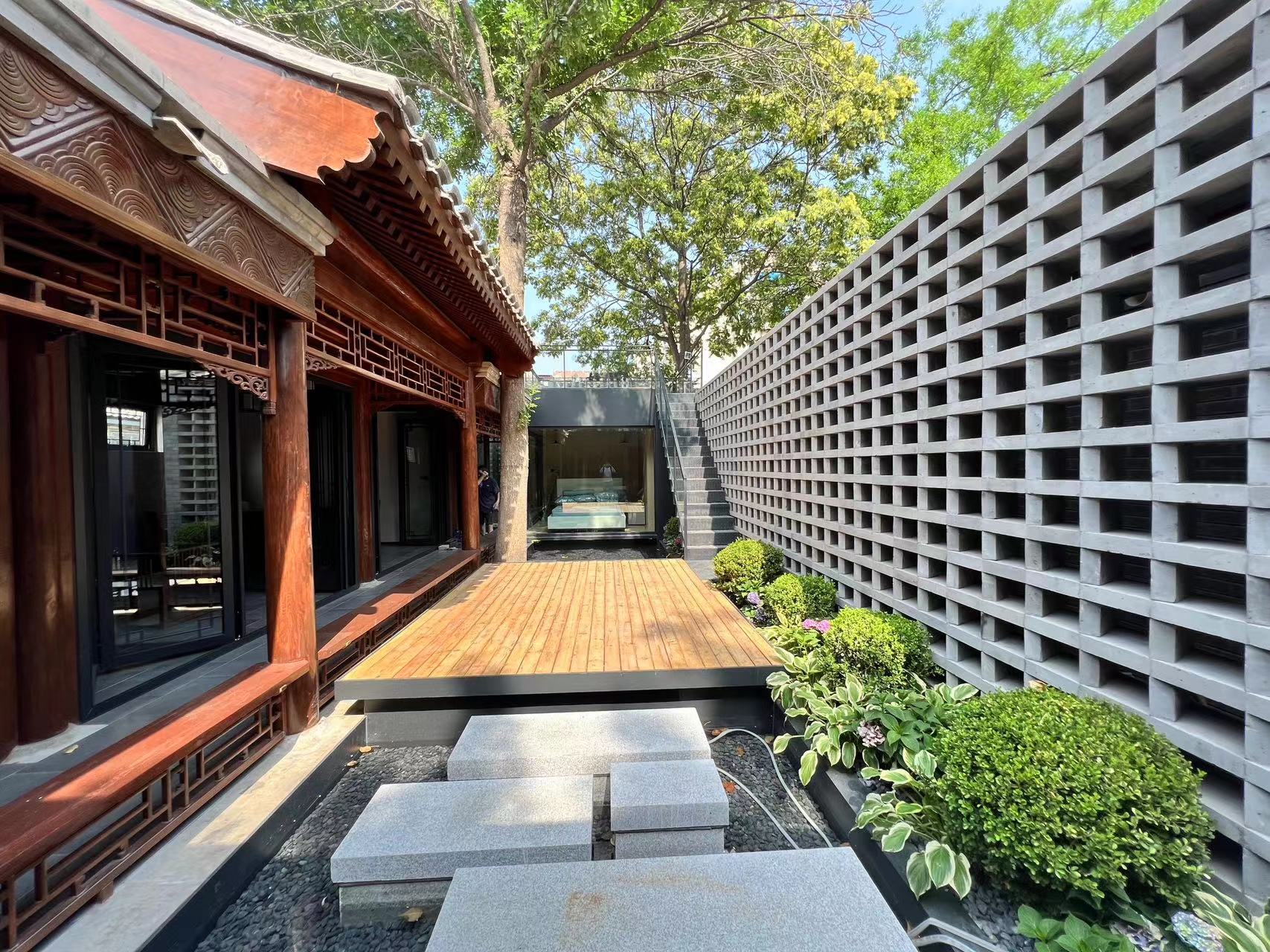 东城区北锣鼓巷全屋地暖精装修独院