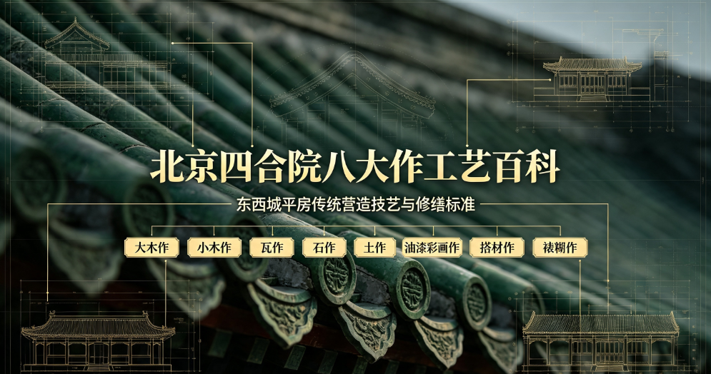 东西城平房建筑工艺百科：北京四合院传统八大作营造技艺官方详解