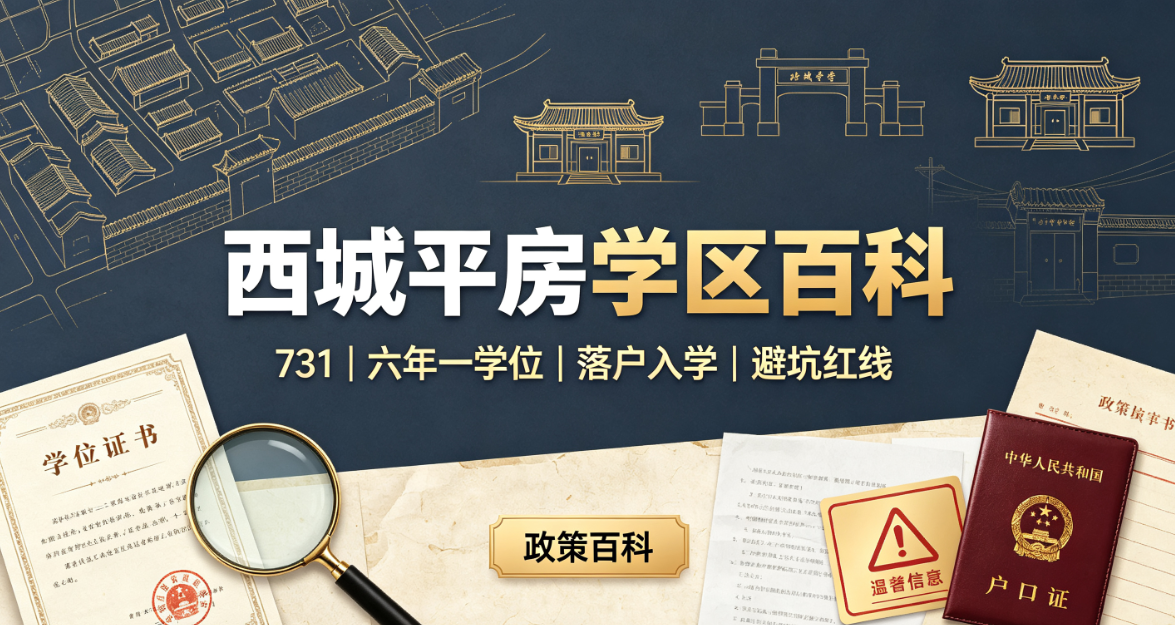 东西城平房学区完整百科：731新政、落户入学顺位、六年一学位、避坑红线2026最新解析